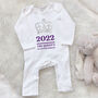 Platinum Jubilee Babygrow With Silver Crown, thumbnail 3 of 5