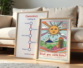 Glastonbury Areas Print, 4 of 4