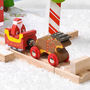 Personalised Santa Wooden Train And Track, thumbnail 3 of 3