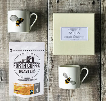 Mix And Match Espresso Cup And Coffee Gift Set Pair, 2 of 5