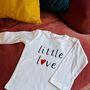 Little Love Long Sleeved Baby Toddler T Shirt, thumbnail 2 of 2