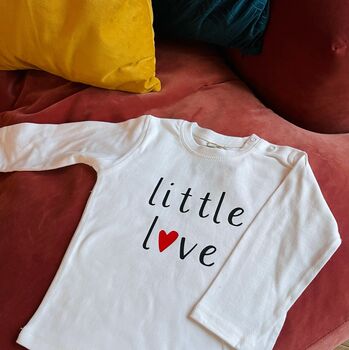 Little Love Long Sleeved Baby Toddler T Shirt, 2 of 2