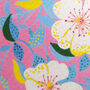 Pink Floral Greetings Card, thumbnail 6 of 6