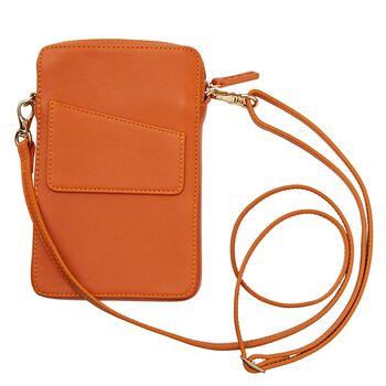 Luxury Leather Crossbody Phone Bag And Wallet By Stow ...