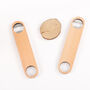 Personalised Wood Bottle Opener Gift For Dad And Family, thumbnail 4 of 6