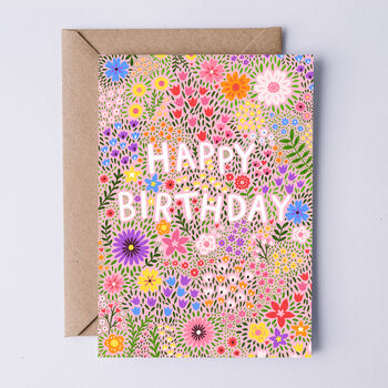 A Pack Of Four Floral Birthday Cards For Women, 4 of 6