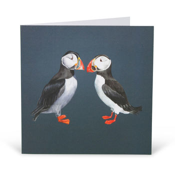 Pair Of Puffins Card, 2 of 2