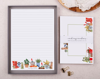A5 Gardening Letter Writing Paper And Envelopes, 2 of 7