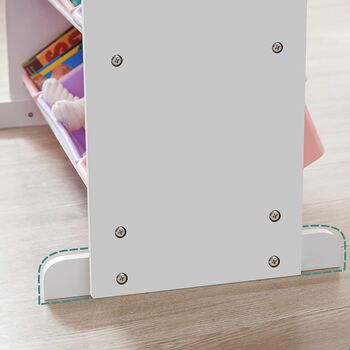 Toy Storage Unit Organiser Playroom Stand Unit Boxes, 4 of 10