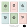 Love And Du'as Islamic Greeting Cards Multi Pack Of Six, thumbnail 1 of 2