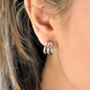 Triple Hoop Earrings, thumbnail 2 of 10