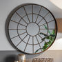 Round Industrial Window Mirror, thumbnail 1 of 2