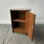 A Vintage 1950/60s Petite Compact Oak Bedside Cabinet, thumbnail 9 of 12