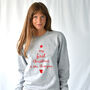 'First Christmas As Mrs' Personalised Christmas Jumper, thumbnail 4 of 8