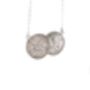 Queen Elizabeth 2nd Sixpence Double Coin Necklace, thumbnail 4 of 12