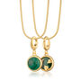 Malachite Touchstone Necklace, Healing, thumbnail 4 of 9