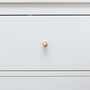 Solid Brass Cylindrical Drawer Knob, thumbnail 4 of 7