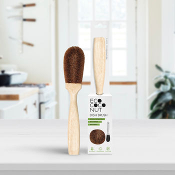 Eco Coconut Plastic Free Cleaning Brushes And Scrubs, 3 of 5