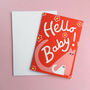 'Hello Baby' Greetings Card, thumbnail 1 of 2