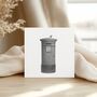Postbox And Robin Card, thumbnail 1 of 5