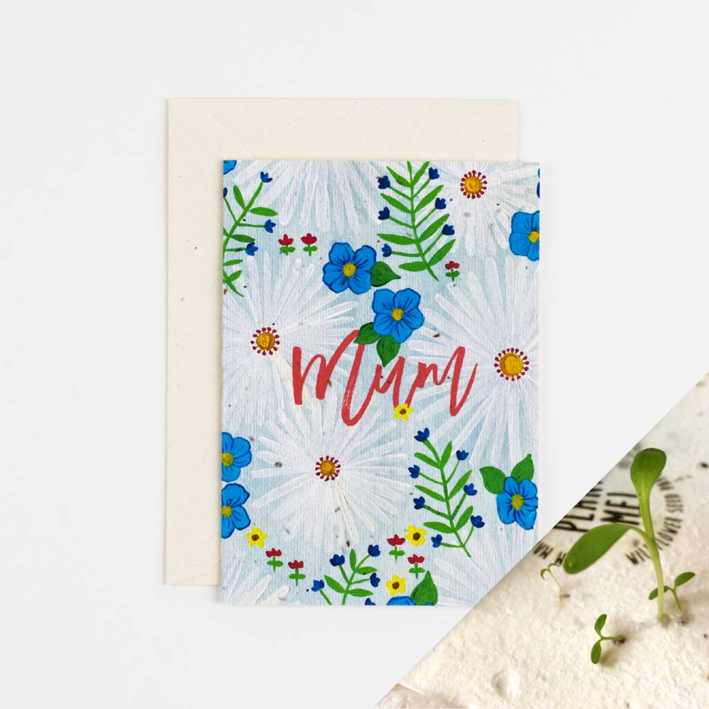 Mum Plantable Mother's Day Card By Ruby & Bo