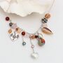 Carnelian And Sterling Silver Charm Necklace, thumbnail 1 of 9