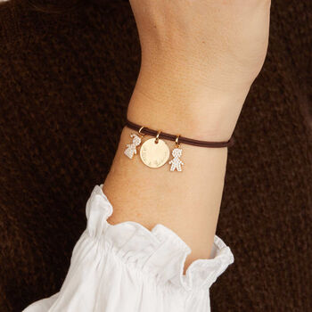 Personalised Pavé Crystal Mummy Bracelet, 3 of 6