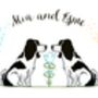 Two Springer Spaniels Personalised Dogs Gift Print, thumbnail 4 of 4