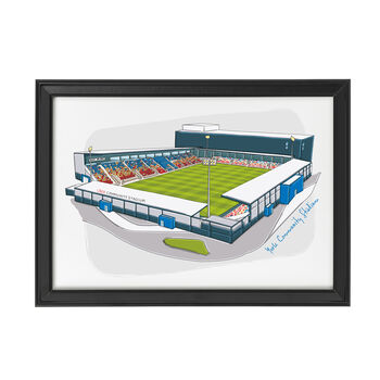 Personalised York Community Stadium Print, 4 of 6