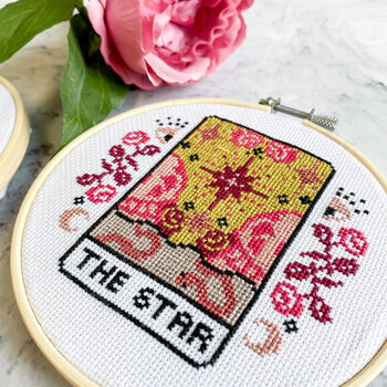 'The Star' Tarot Cross Stitch Kit, 3 of 3