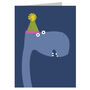 Mini Diplodocus Dinosaur Card, thumbnail 2 of 5