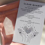 Clear Quartz Mini Tower – Clarity And Energy Amplifier, thumbnail 3 of 8