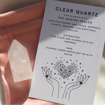Clear Quartz Mini Tower – Clarity And Energy Amplifier, 3 of 8