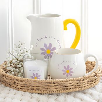 Fresh As A Daisy Ceramic Flower Jug, 3 of 5