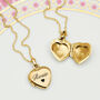 Petite Personalised 18ct Gold Plated Girl's Locket, thumbnail 1 of 4