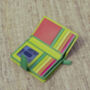 Lime Green Multi Colour Leather Purse Wallet Rfid, thumbnail 7 of 10