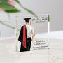 Personalised Graduation Gift Block For Him, thumbnail 2 of 6