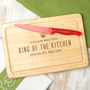 Personalised 'King Of The Kitchen' Slate Serving Board, thumbnail 2 of 4
