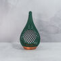 Teardrop Planter | Copper And Forest Green, thumbnail 6 of 6