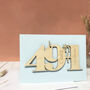 Personalised 49+One Birthday Card, thumbnail 3 of 4