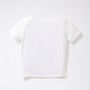 Personalised Pink Graffiti Teddy Bear Print Baby T Shirt, thumbnail 2 of 2