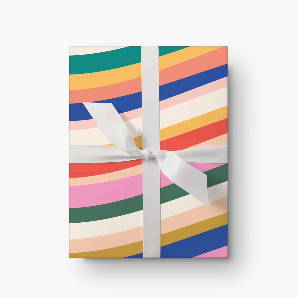 Waves Gift Wrapping Paper By Duke & Rabbit | notonthehighstreet.com