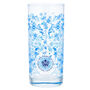Blue Floral King's Coronation High Ball Glass, thumbnail 2 of 6