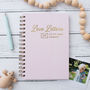 Personalised Love Letters To My Baby Foil Notebook, thumbnail 4 of 11
