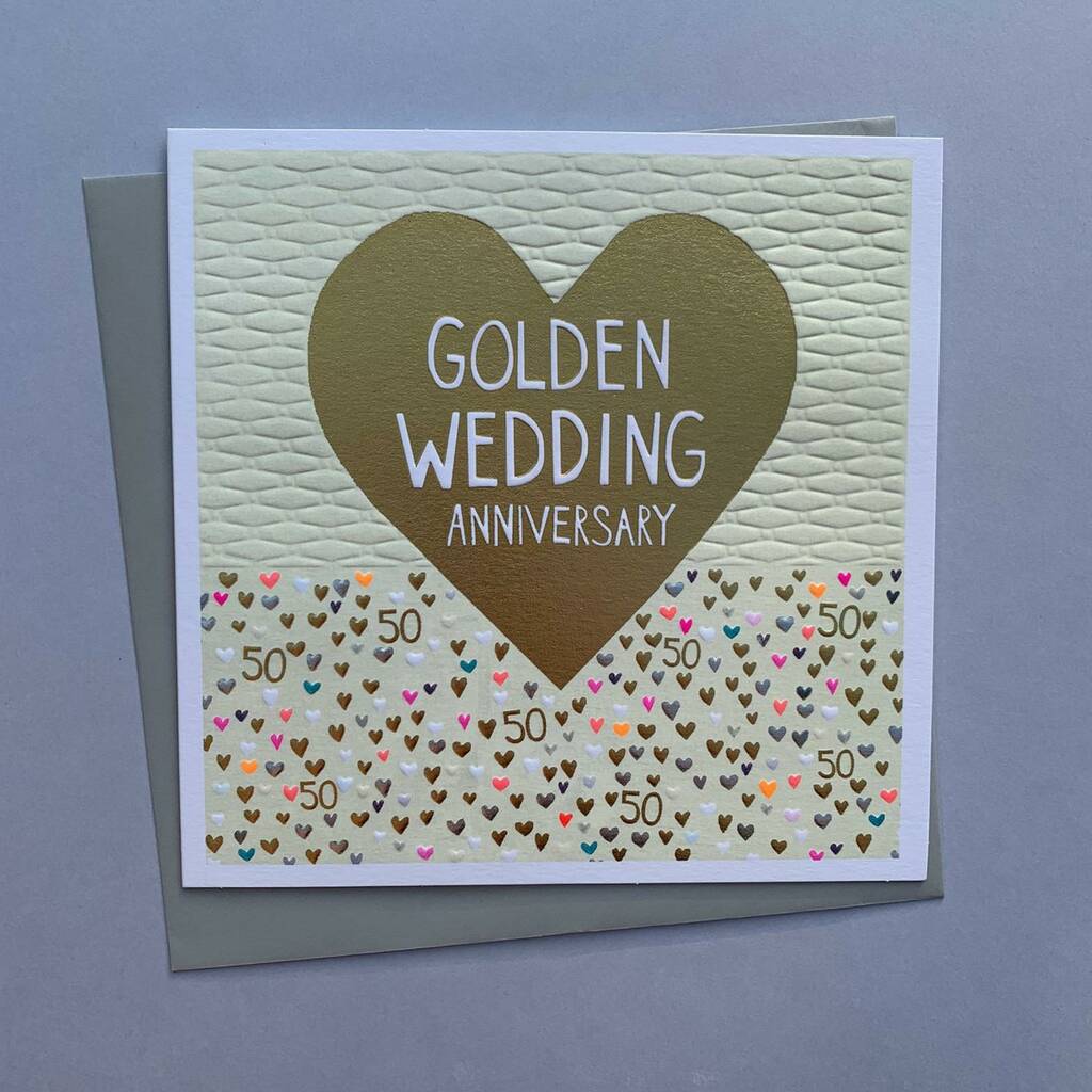 golden-wedding-anniversary-card-by-nest-notonthehighstreet