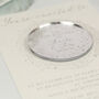 Sparkly Circle Vow Renewal Invitation Magnet, thumbnail 3 of 7