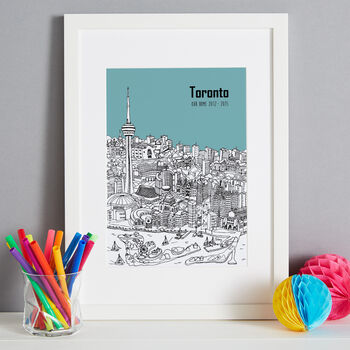 Personalised Toronto Print, 2 of 12