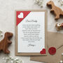 Letter To Daddy Keepsake Card, thumbnail 1 of 7