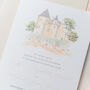Chateau Wedding Invitation Set, thumbnail 4 of 7