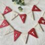 Wooden Christmas Bunting Happy Christmas Mantel Banner, thumbnail 6 of 11
